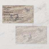 Glencoeの雄鹿のシカ 名刺 (正面/裏面)