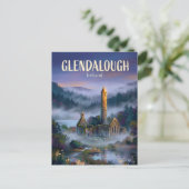 Glendalough Monastic Site Ireland ポストカード (スタンド正面)