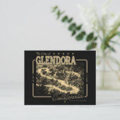 GLENDORA CALIFORNIA - GLENDORA MOUNTAIN ROAD ポストカード (スタンド正面)