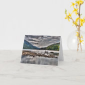 Glenfinnan Greeting Card、Loch Shiel カード (黄色い花)