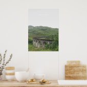 Glenfinnan Viaduct、スコットランド旅行アートワーク ポスター (キッチン)
