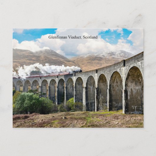 Glenfinnan Viaduct（スコットランド） ポストカード (正面)
