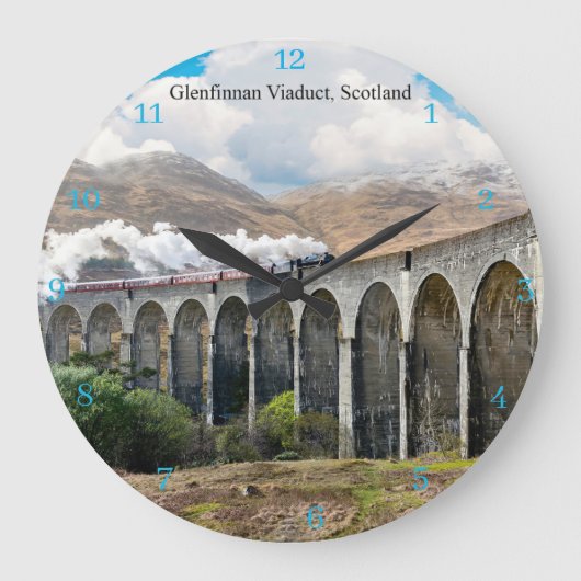 Glenfinnan Viaduct(スコットランド) ラージ壁時計 (正面)