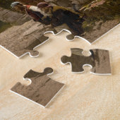 Glenoeの村、郡Antrim、北アイルランド ジグソーパズル (側面)