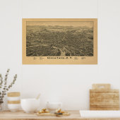 Glens秋NY 1884 ポスター (キッチン)