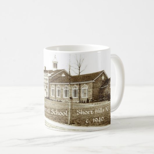 Glenwoodの学校の不足分の丘NJのマグ コーヒーマグカップ (正面右)