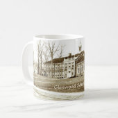 Glenwoodの学校の不足分の丘NJのマグ コーヒーマグカップ (正面左)