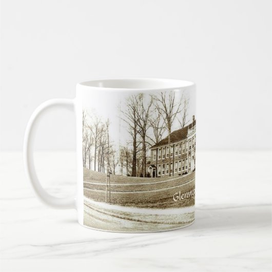 Glenwoodの学校の不足分の丘NJのマグ コーヒーマグカップ (左)