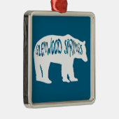 Glenwood Springs Colorado Bear メタルオーナメント (右)