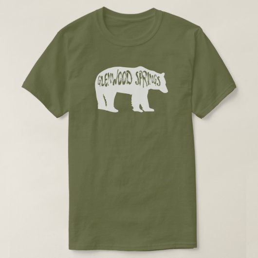 Glenwood Springs Colorado Bear Tシャツ (デザイン正面)
