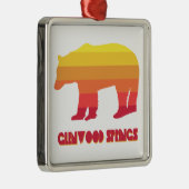 Glenwood Springs Colorado Rainbow Bear メタルオーナメント (右)