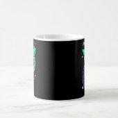 Glerp Glorp 面白いエイリアン猫のミーム Gnarp 猫 変な A コーヒーマグカップ (中央)