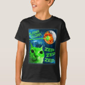 Glerp Glorp Funny Alien Cat Brainrot Meme  Tシャツ (正面)