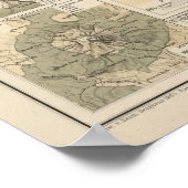 Gletscherkarte – 氷河アトラスマップ ポスター (角)