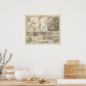 Gletscherkarte – 氷河アトラスマップ ポスター (キッチン)