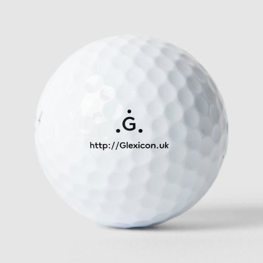 Glexicon UK ブリヂストン ゴルフボール (正面)