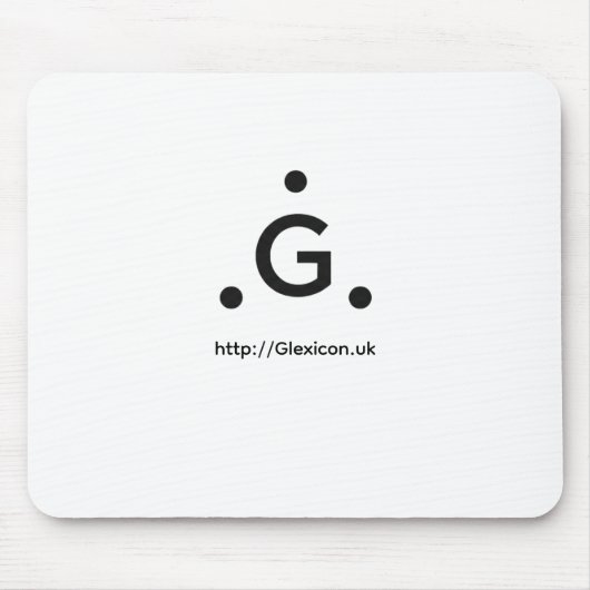 Glexicon UK マウスパッド (正面)
