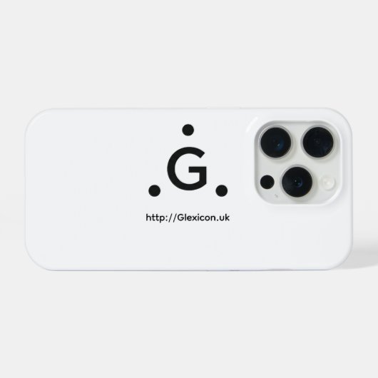 Glexicon UK モバイル iPhone 15  iPhoneケース (裏面横)