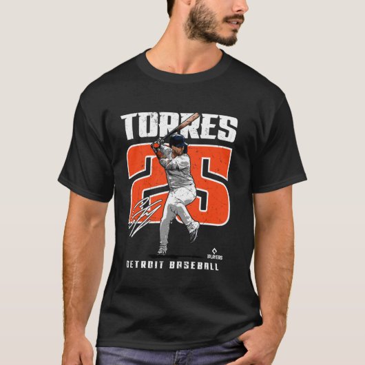 Gleyber Torres Detroit MLB野球選手MLBGTO Tシャツ (正面)