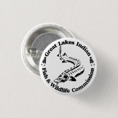 GLI-FWC - Sturg Logo Button 缶バッジ (正面&裏面)