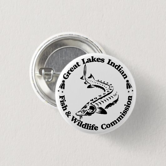 GLI-FWC - Sturg Logo Button 缶バッジ (正面&裏面)