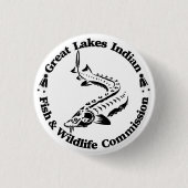 GLI-FWC - Sturg Logo Button 缶バッジ (正面)