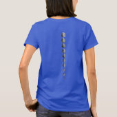 GLI-FWC - STURG LOGO & SCUTES - 女性用ベーシックTシャツ Tシャツ (裏面)