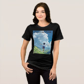 Glide Dreamscape Women’s Tee トライブレンドＴシャツ (正面全面)