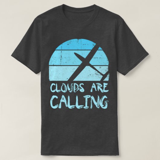 Glider soaring Glider pilot 9  Tシャツ (デザイン正面)