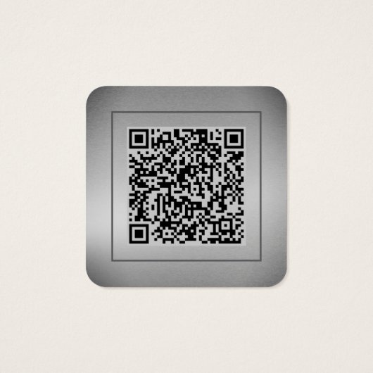 Glimmer Dust QR Code Photo Profile Card (裏面)