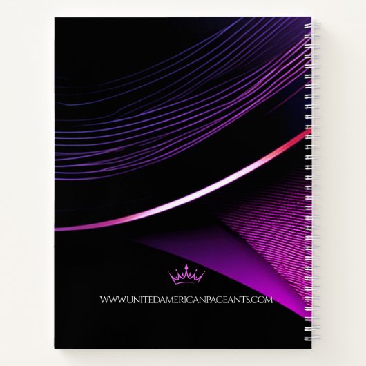 Glimmer Dust Ultimate Pageant Checklist Notebook ノートブック (裏面)