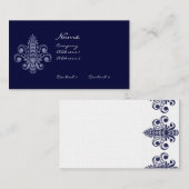 Glimmericksの（紋章の）フラ・ダ・リ 名刺 (正面/裏面)