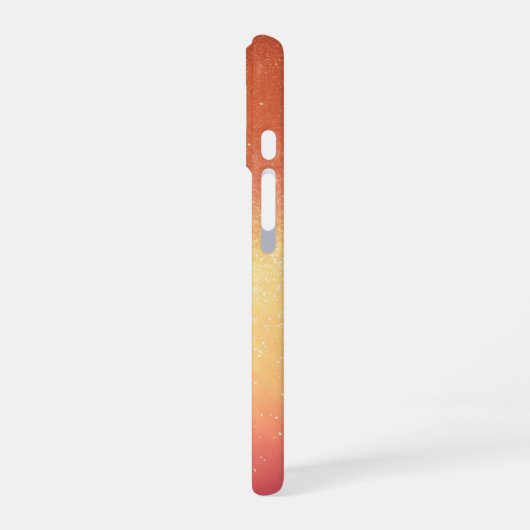 Glimmering Cosmic Path Glitter Gradient Phone Case iPhone 16ケース (左側面)