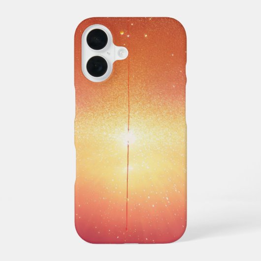 Glimmering Cosmic Path Glitter Gradient Phone Case iPhone 16ケース (裏面)