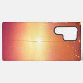 Glimmering Cosmic Path Glitter Gradient Phone Case Samsung Galaxyケース (裏面横)