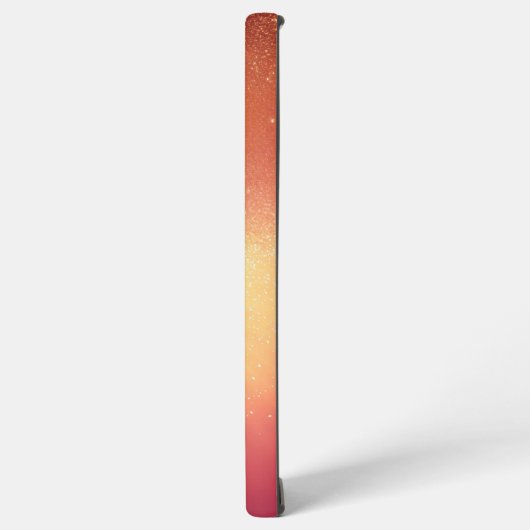 Glimmering Cosmic Path Glitter Gradient Phone Case Samsung Galaxyケース (左側面)