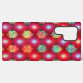 Glimmering Gemstone Quilted Phone Case Samsung Galaxyケース (裏面横)