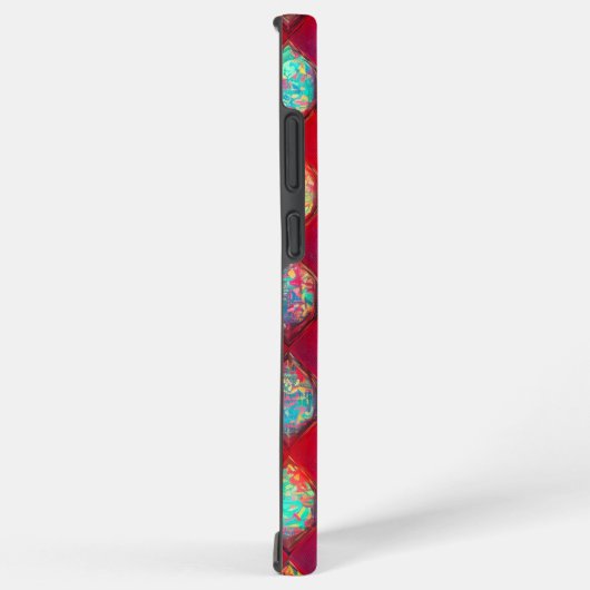 Glimmering Gemstone Quilted Phone Case Samsung Galaxyケース (右側面)