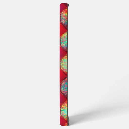 Glimmering Gemstone Quilted Phone Case Samsung Galaxyケース (左側面)