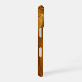 Glimmering Gold and Aurora Abstract Phone Case iPhone 16ケース (右側面)