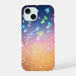 Glimmering Notes and Stardust Phone Case iPhone 15ケース