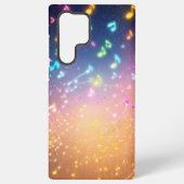 Glimmering Notes and Stardust Phone Case Samsung Galaxyケース (裏面)