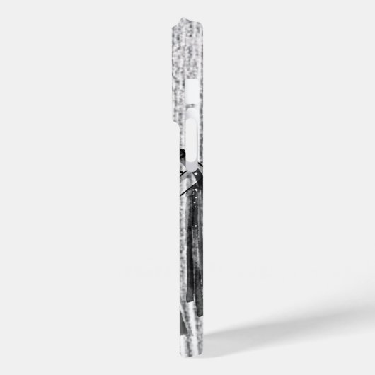 「GlimmrTechオートクチュール」 Case-Mate iPhoneケース (裏面 / 左)