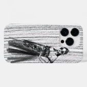 「GlimmrTechオートクチュール」 Case-Mate iPhoneケース (裏面 (横))