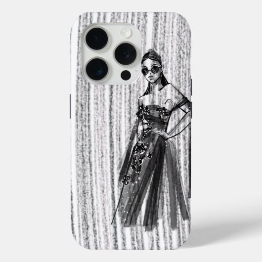 「GlimmrTechオートクチュール」 Case-Mate iPhoneケース (裏面)