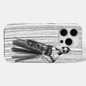 「GlimmrTechオートクチュール」 Case-Mate iPhoneケース (裏面 (横))