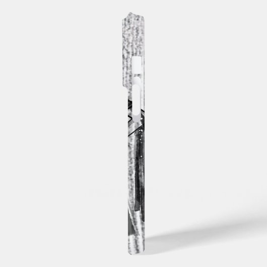 「GlimmrTechオートクチュール」 Case-Mate iPhoneケース (裏面 / 左)