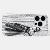 「GlimmrTechオートクチュール」 Case-Mate iPhoneケース (裏面 (横))