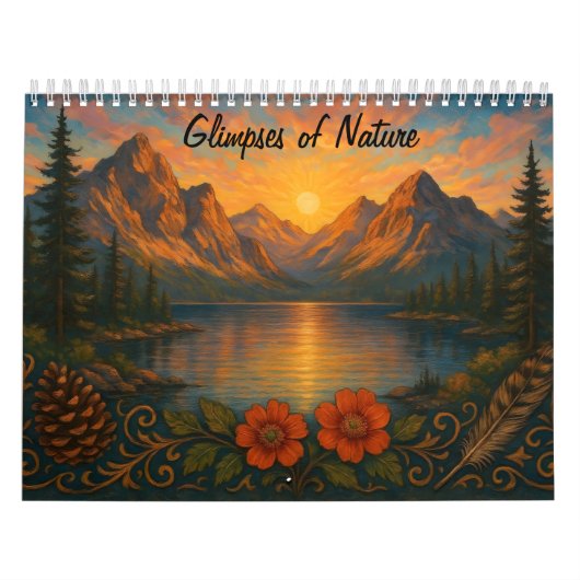 Glimpses of Nature Mountain Landscape Calendar カレンダー (カバー)