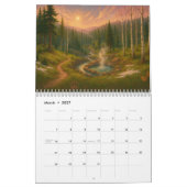 Glimpses of Nature Mountain Landscape Calendar カレンダー (3月 2027)
